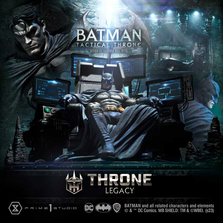 Batman on throne statue for clearance sale