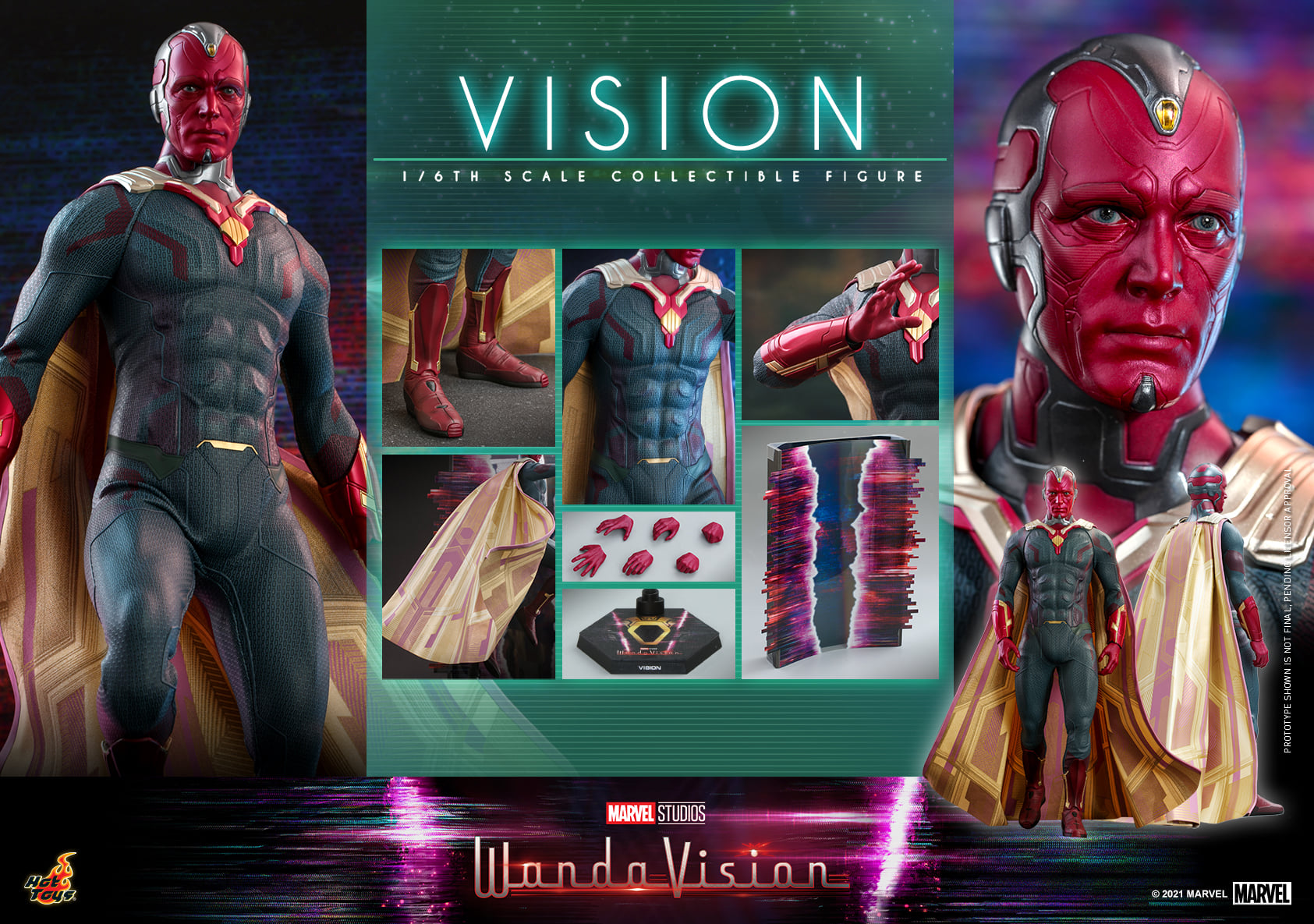 1/6 - Hot Toys WandaVision - Vision | Collector Freaks Collectibles Forum