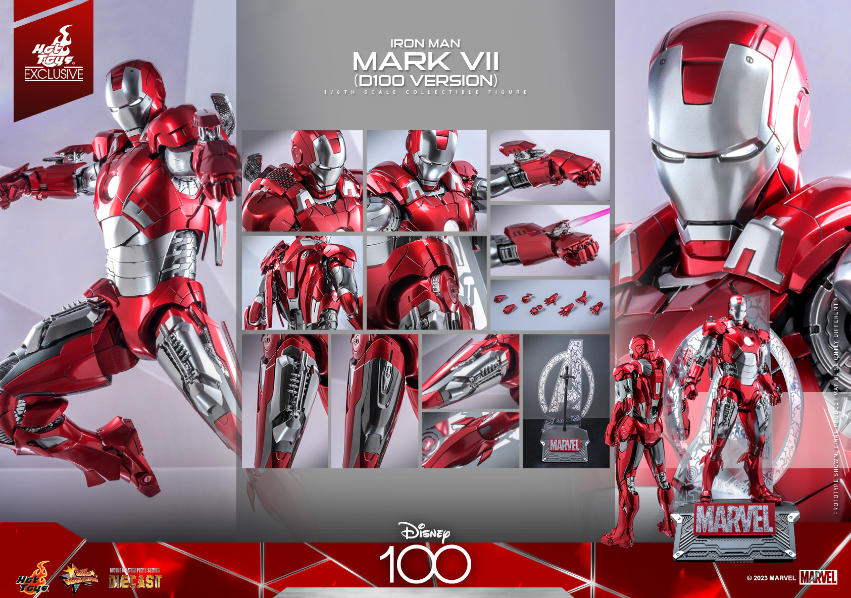 Iron Man Mark VII - Disney 100 Version | Collector Freaks 